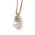 Nádherný pozlátený náhrdelník s perlou Again 12266G