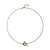 Originálny dámsky bronzový náhrdelník Arista Crystal Blossoms 12320RG