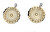 Cercei originali placați cu aur Ponoma 23043G