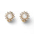 Splendidi orecchini placcati in oro con perle Rush 23021G