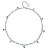 Bezaubernde Halskette aus Stahl mit Perlen Freak 12262 BLU