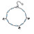 Splendido bracciale in acciaio con perline Freak 32323 BLU