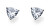 Ezüst fülbevaló átlátszó cirkónium kövekkel Mihr 23049