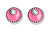 Orecchini in argento con smalto rosa Meliora 62258 PIN