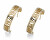 Stilvolle vergoldete Ringe mit Zirkonia 23112G