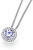 Stříbrný náhrdelník Triumph 61138 WHI (řetízek, přívěsek)