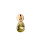 Eleganter, vergoldeter Einzelohrring mit Zirkon Green Lily Gold PG01-203-U