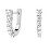Elegantné strieborné náušnice so zirkónmi RISE Silver AR02-804-U