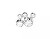 Cercel single placat cu aur fin cu zirconi Bubble Essentiels PG02-002-U