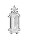 Jemná stříbrná single náušnice se zirkony BEA Silver PG02-786-U