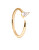 Gyengéd aranyozott gyűrű cirkónium kövekkel Twing Gold AN01-864
