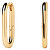 Cercei moderni placați cu aur Beat Hoop Essentials AR01-923-U