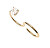 Anello moda doppio placcato oro con zirconi Sofia AN01-A27