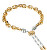 Bracciale alla moda placcato oro ROPES PU01-689-U