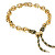 Brățară la modă placată cu aur ROPES PU01-692-U