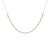 Luxuriöse vergoldete Halskette mit Zirkonen Spice Vanilla CO01-682-U