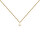 Něžný pozlacený náhrdelník Solitary Pearl Essentials CO01-147-U (řetízek, přívěsek)