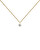 Zarte vergoldete Halskette White Solitary Essentials CO01-060-U (Halskette, Anhänger)