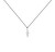Něžný stříbrný náhrdelník Gala Vanilla CO02-675-U (řetízek, přívěsek)