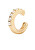 Vergoldeter Single Ohrhänger mit Zirkonen ALEX Gold PG01-789-U