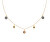 Pozlacený kytičkový náhrdelník pro matku i dceru LES FILLES Gold CO01-237-U