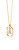 Charmante vergoldete Halskette Buchstabe "A" LETTERS CO01-512-U (Halskette, Anhänger)