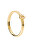 Inel fermecător placat cu aur cu zircon NOVA Gold AN01-615