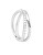 Bájos ezüst gyűrű cirkónium kövekkel Twister Essentials AN02-844