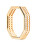 Slušivý pozlátený prsteň so zirkónmi Olympia AN01-A06