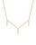 Stilvolle Halskette aus vergoldetem Silber Peak Supreme Essentials CO01-477-U