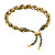 Elegante bracciale placcato in oro ROPES PU01-685-U