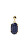 Pandantiv superb placat cu aur cu gresie albastră LUCK farmecs CH01-011-U