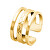 minimalistischer vergoldeter Ring Ariane BJ07A320