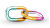 Regenbogen-Doppelglied für Pandora Me 791904C01 Armbänder