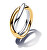 Anello bicolore Shine 163262C00