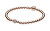 Pozlacený korálkový náramek Signature Rose 588342CZ