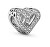 Herzperle mit klaren Kristallen 798692C01