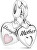 Srdíčkové přívěsky Matka a dcera Double Heart 799187C01