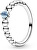 Strieborný prsteň pre ženy narodené v marci 198867C01