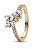 Anello scintillante placcato in oro con Due cuori Timeless Shine 161198C01