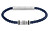 Herrenarmband aus blauem Leder Ryder PEAGB0036203