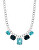 Elegante Halskette Santorini mit tschechischem Kristall 2287 70