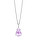 Jemný náhrdelník s fialkovým krištáľom Sweet Drop Candy 2468 56