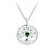 Bellissima collana in argento Albero della vita Sparkling Tree of Life 5329 66  (catena, pendente)