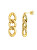 Cercei moderni placați cu aur Venice 7460Y00