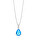 Nádherný náhrdelník s modrým křišťálem Azure Candy 5402 67