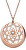 Halskette mit Kristallen und einer Perle Flower of Love 7286P01