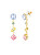 Náušnice s farebnými kamienkami českého krištáľu Bonbon Candy 2491Y70