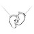 Nežný strieborný náhrdelník New Love s kubickou zirkóniou Preciosa 5191 00