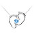 Něžný stříbrný náhrdelník New Love s kubickou zirkonií Preciosa 5191 67